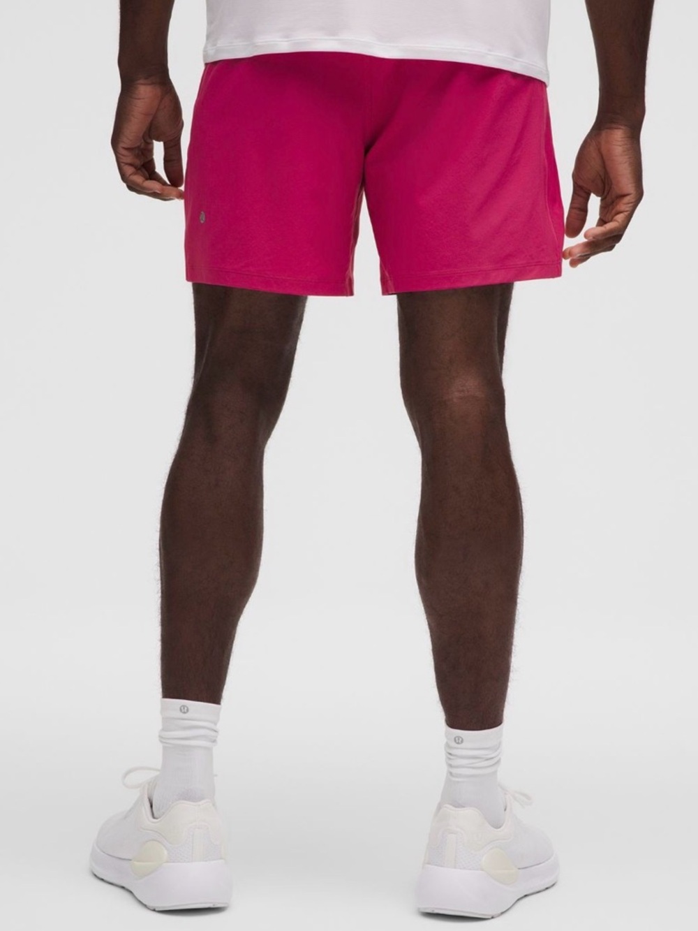 lululemon athletica Men's Pace Breaker Linerless Short in Raspberry Coulis